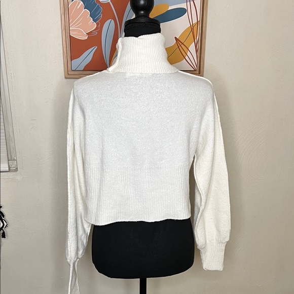 Urban Outfitters Finley Cropped Turtleneck Sweater Size XS - Picture 4 of 7